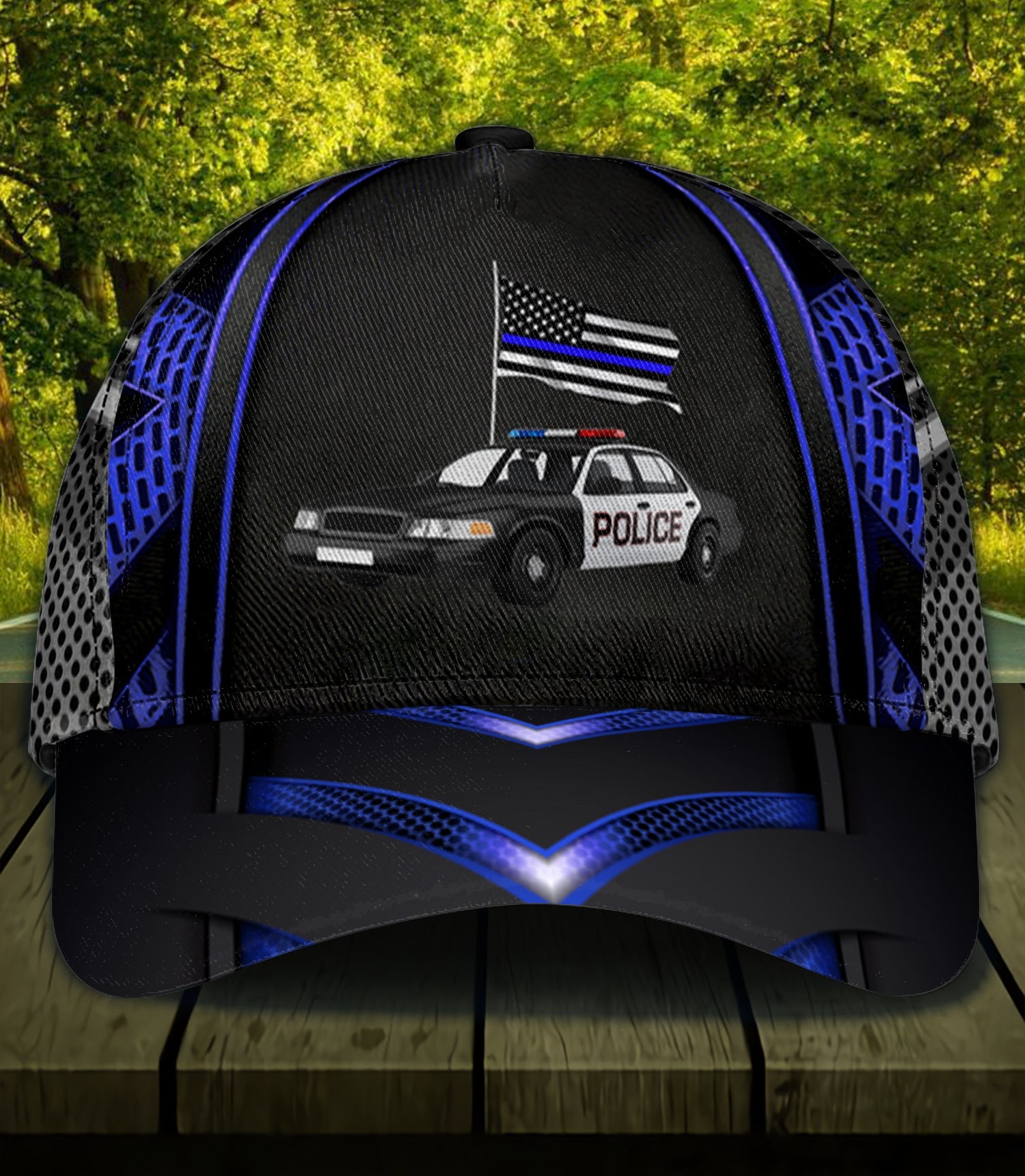 Personalized Police Classic Cap, Personalized Gift for Police Trucker Hats Custom Hats Gifts For Men & Women