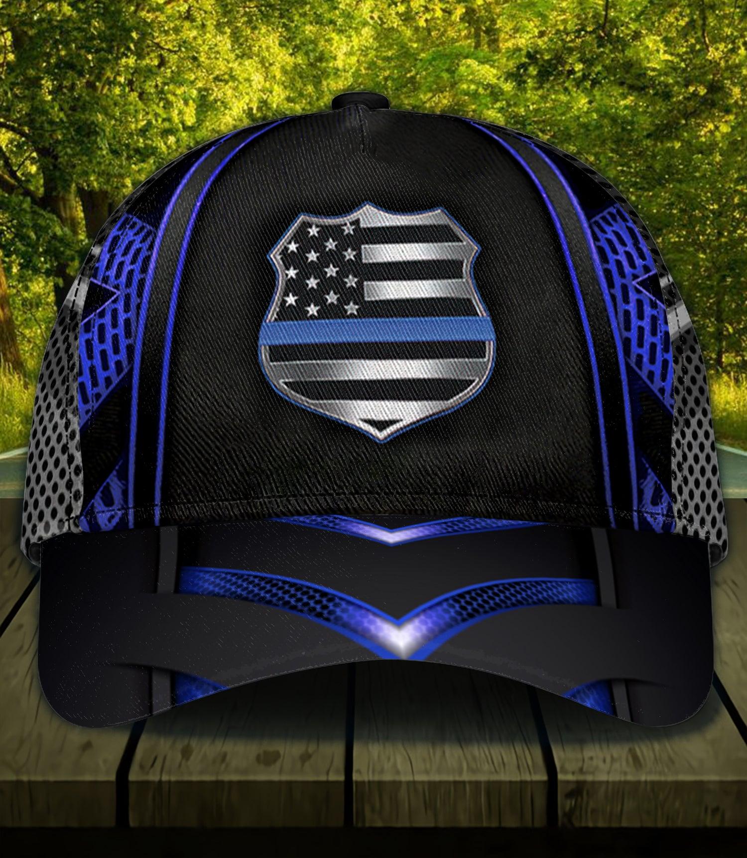 Personalized Police Classic Cap, Personalized Gift for Police Trucker Hats Custom Hats Gifts For Men & Women