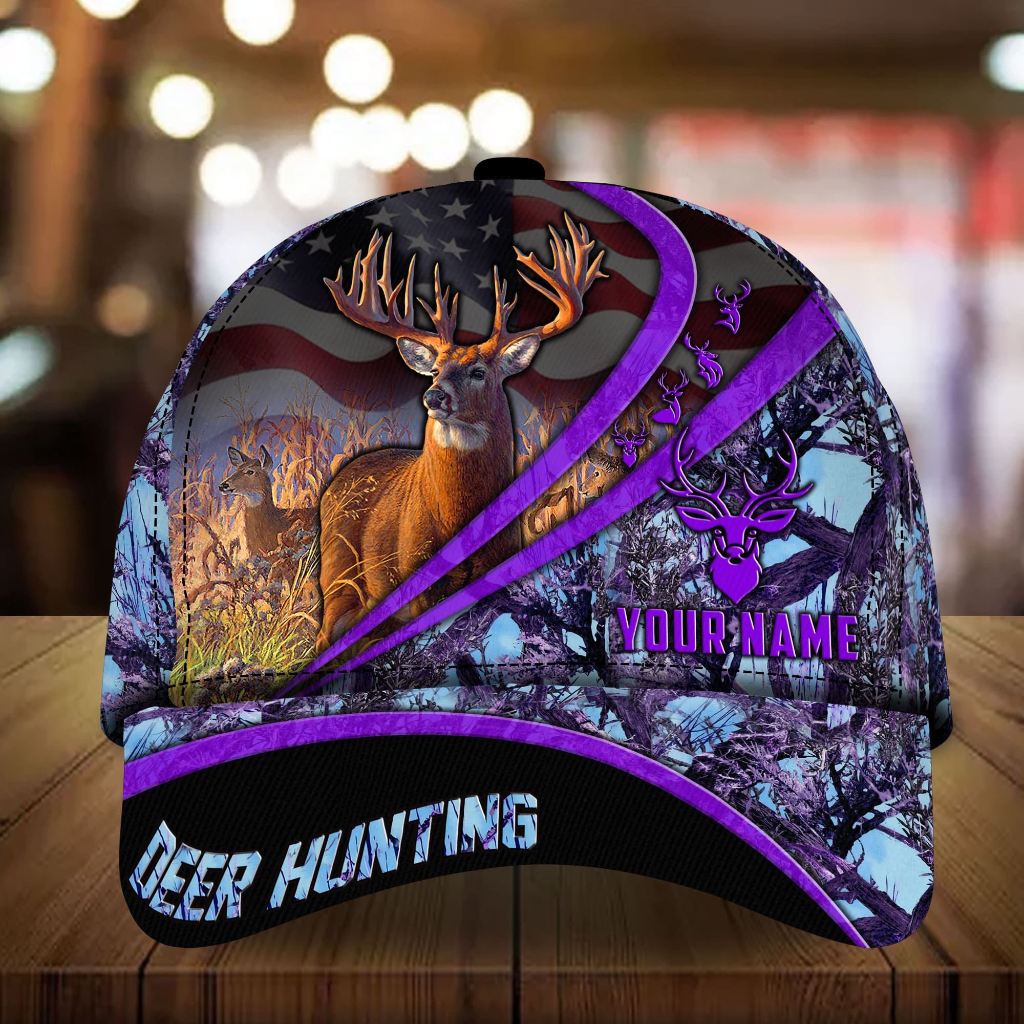 Personalized Premium Deer Hunting Cap Multicolor, Best Cap For Deer Lover Trucker Hats Custom Hats Gifts For Men & Women