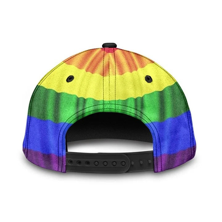 Personalized Pride Baseball Cap For Gay Lesbian, Love Respect Diversity LGBT Printing 3D Classic Cap Hat Trucker Hats Custom Hats Gifts For Men & Women