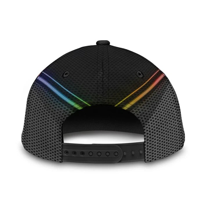 Personalized Pride Baseball Cap With Name, Same Love Same Right Lgbt Printing Baseball Cap Hat Trucker Hats Custom Hats Gifts For Men & Women