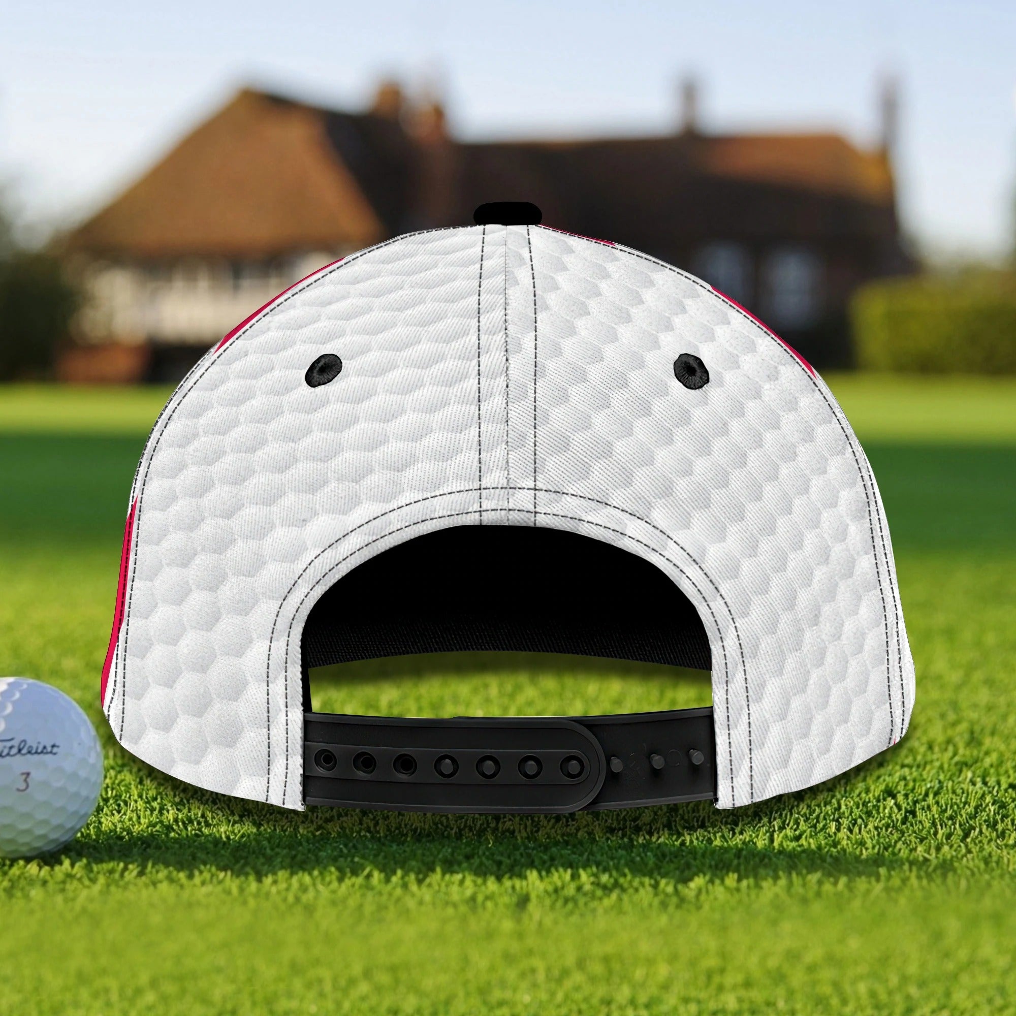 Personalized Progress Of A Golf Master 3D Cap Hat, I Love Golf Full Print White Cap Hat Trucker Hats Custom Hats Gifts For Men & Women