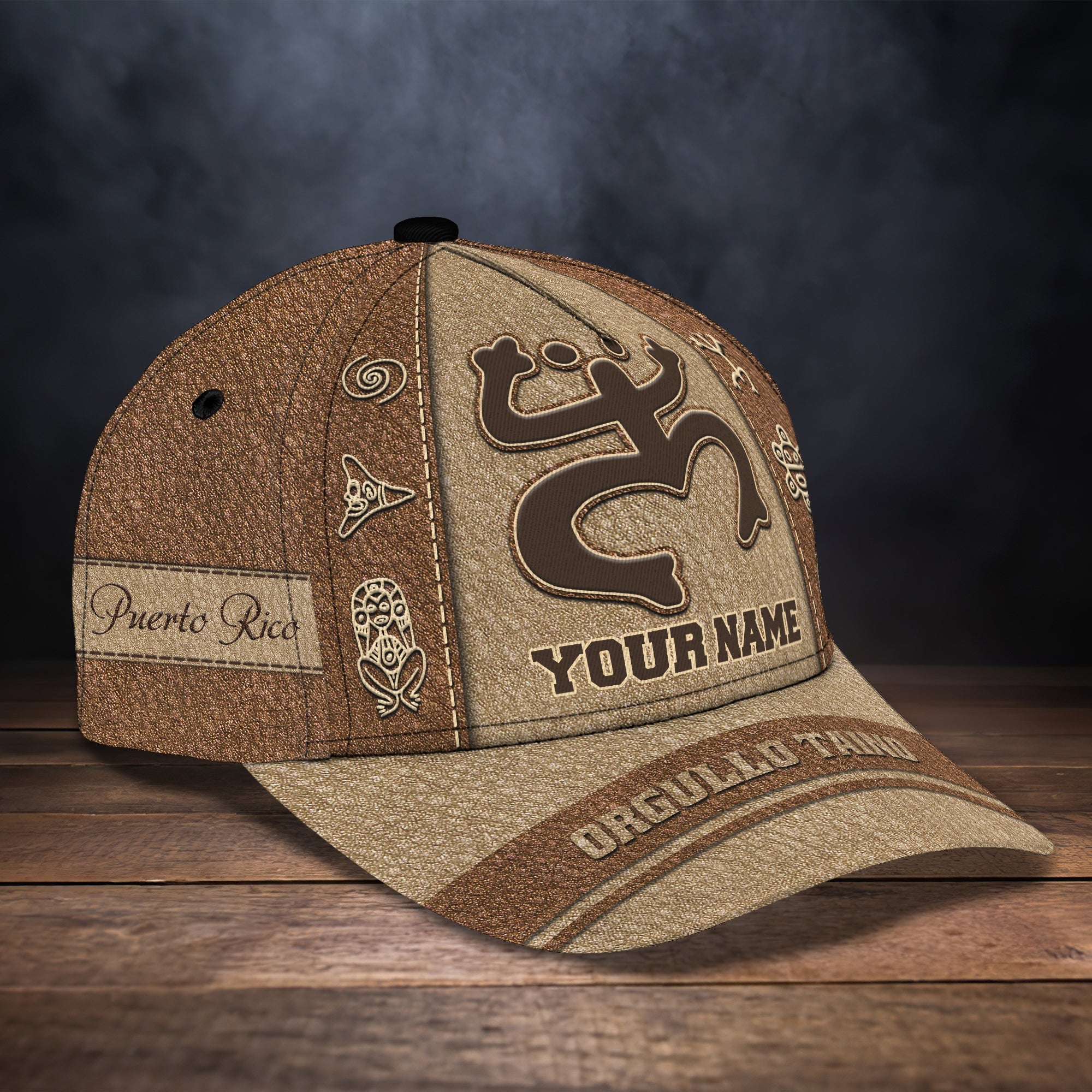 Personalized Puerto Rico Cap - Custom Classic Hat Trucker Hats Custom Hats Gifts For Men & Women