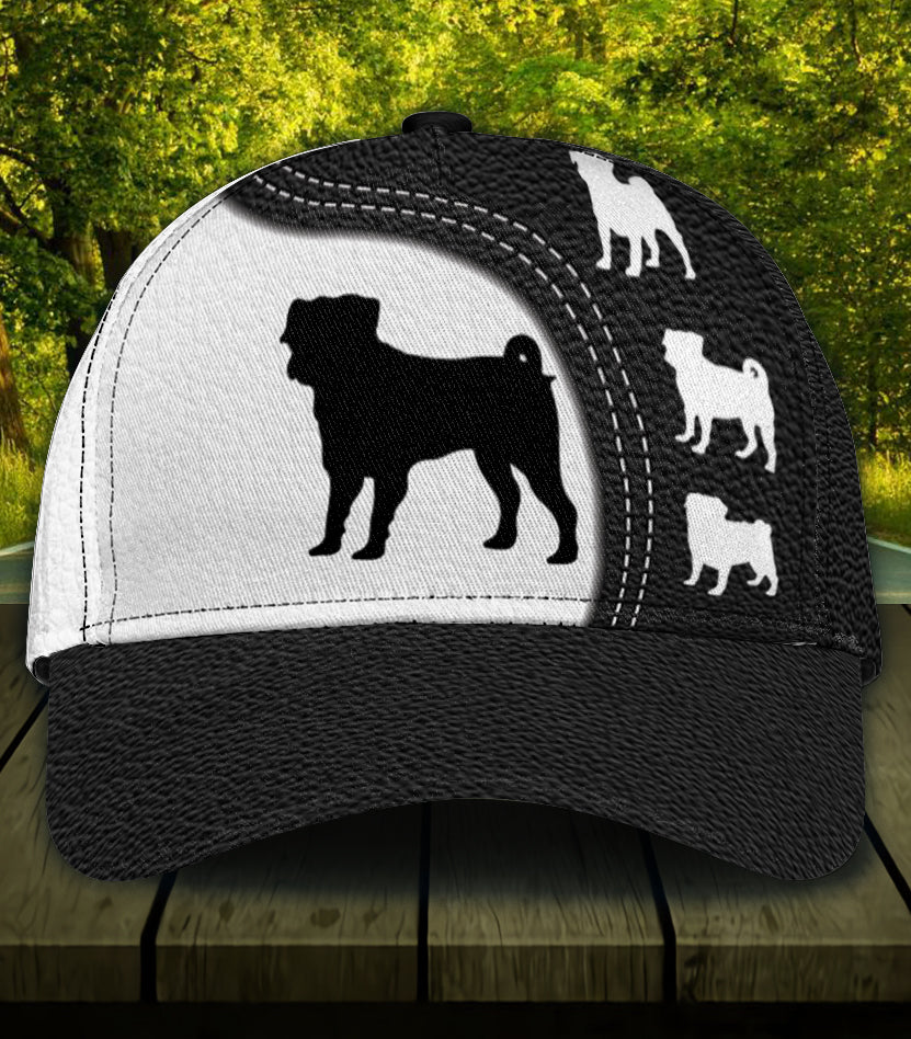 Personalized Pug Classic Cap Trucker Hats Custom Hats Gifts For Men & Women