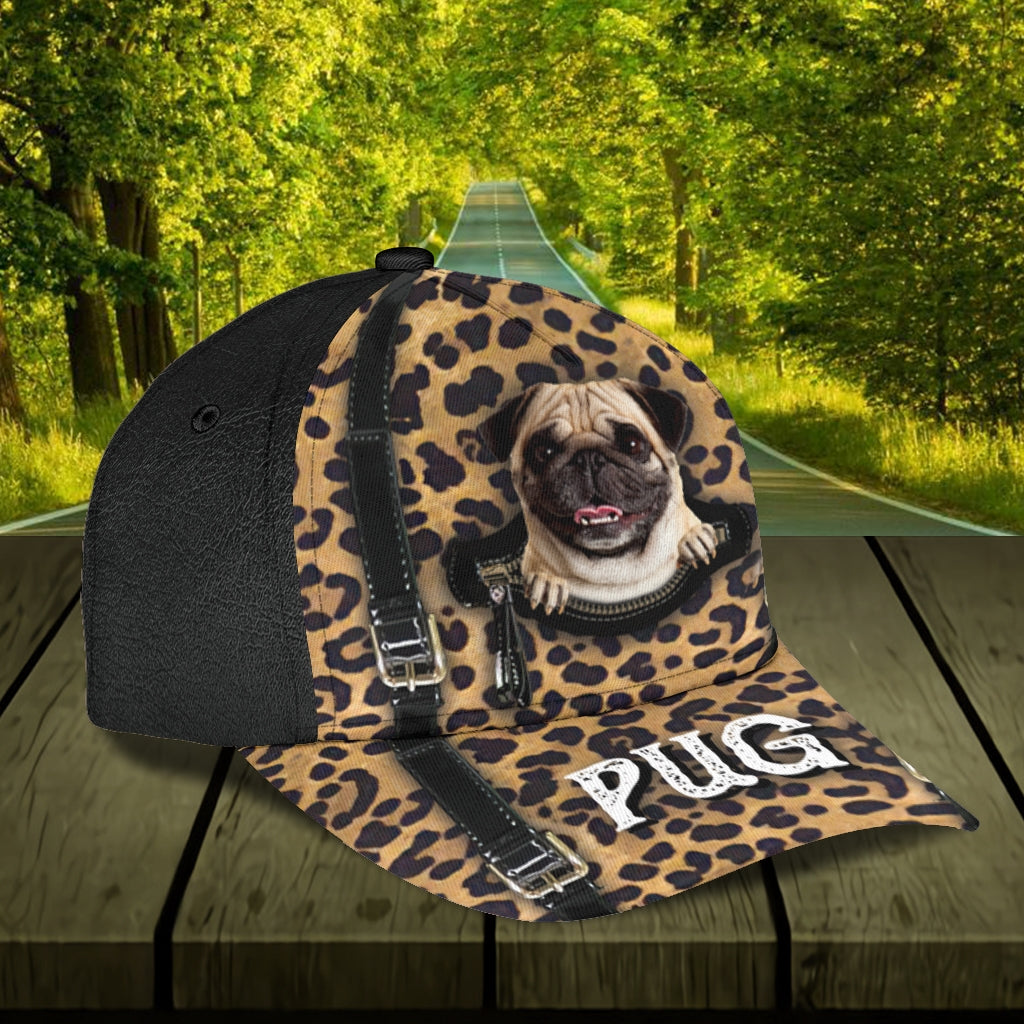 Personalized Pug Classic Cap Trucker Hats Custom Hats Gifts For Men & Women