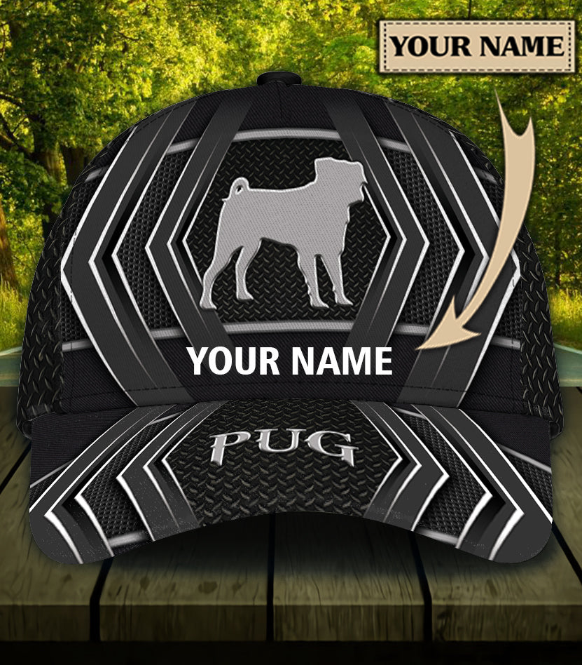 Personalized Pug Classic Cap Trucker Hats Custom Hats Gifts For Men & Women
