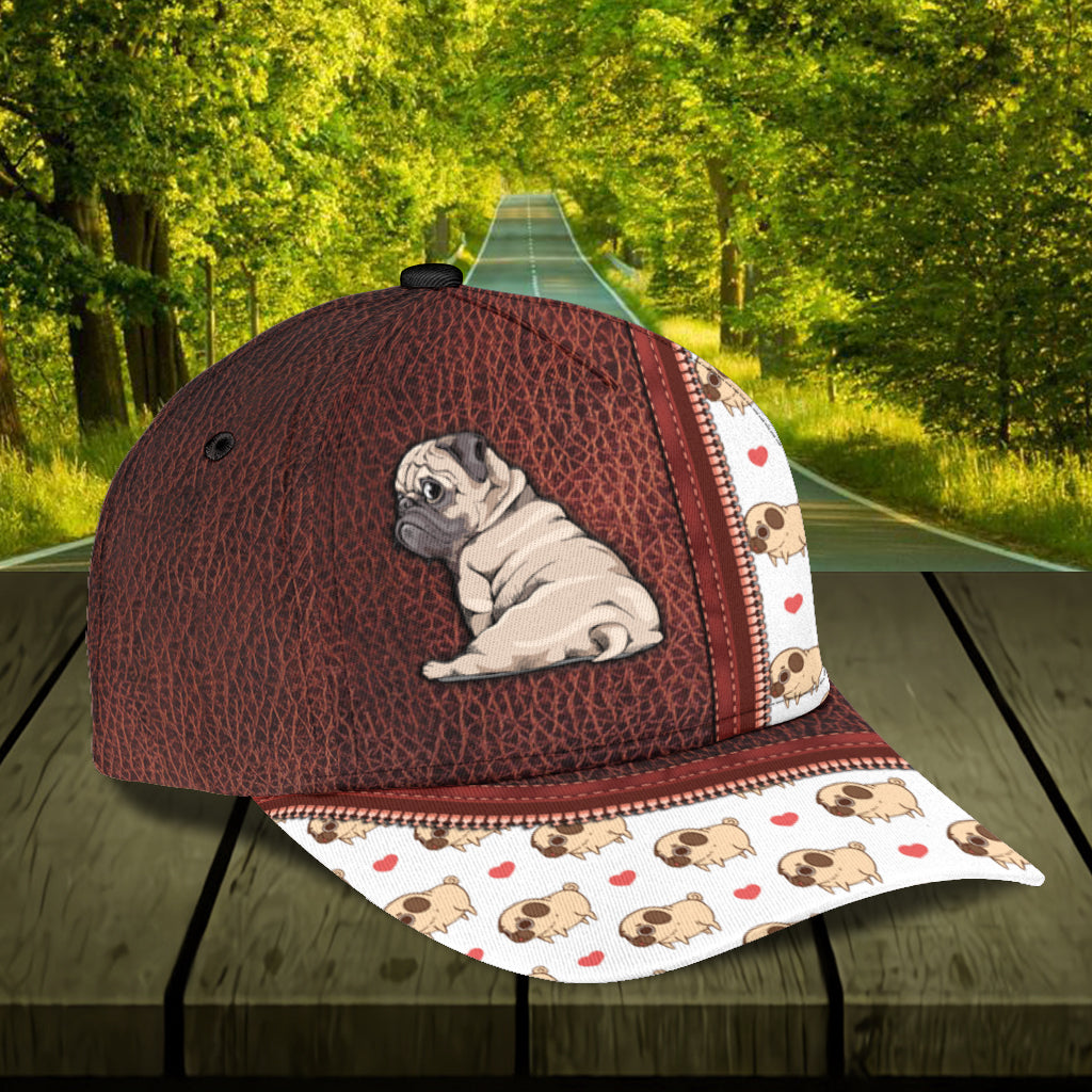 Personalized Pug Classic Cap Trucker Hats Custom Hats Gifts For Men & Women