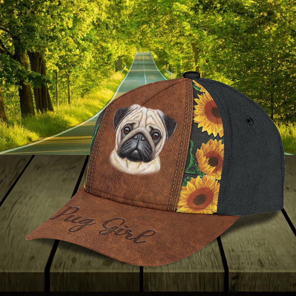 Personalized Pug Classic Cap Trucker Hats Custom Hats Gifts For Men & Women