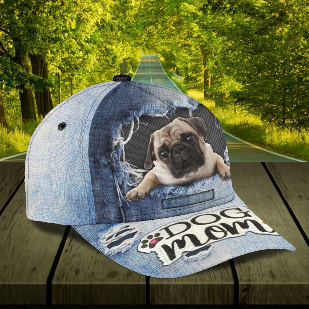Personalized Pug Classic Cap Trucker Hats Custom Hats Gifts For Men & Women