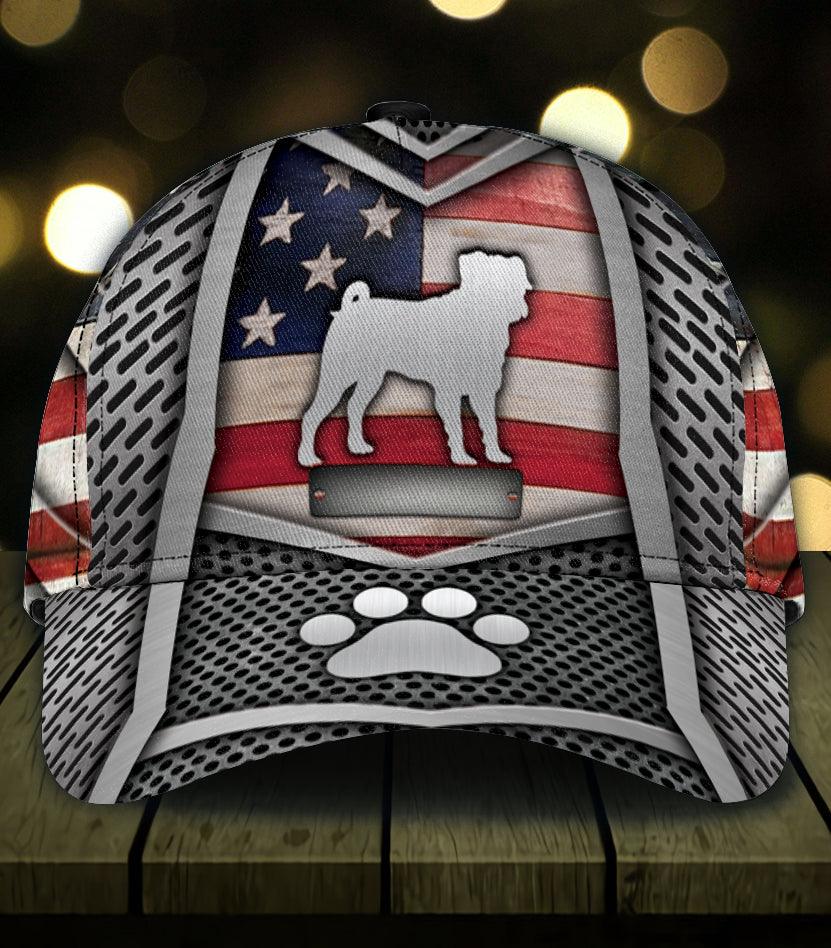 Personalized Pug Classic Cap Trucker Hats Custom Hats Gifts For Men & Women