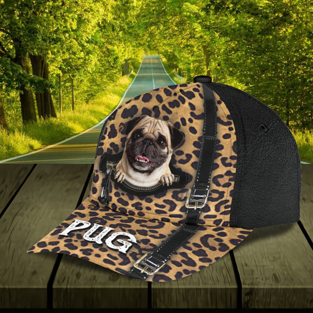 Personalized Pug Classic Cap Trucker Hats Custom Hats Gifts For Men & Women