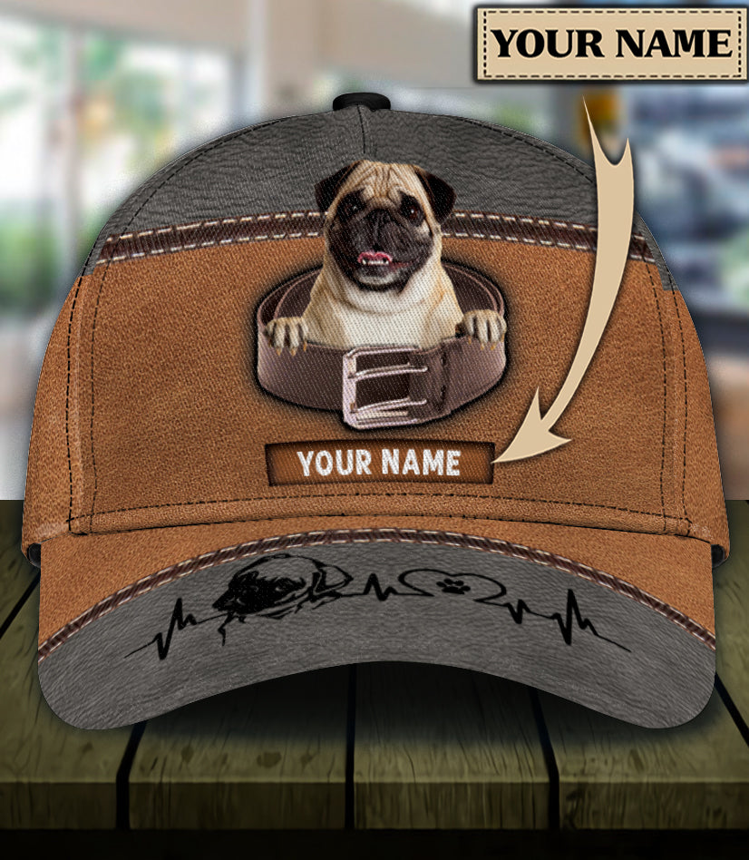 Personalized Pug Classic Cap Trucker Hats Custom Hats Gifts For Men & Women
