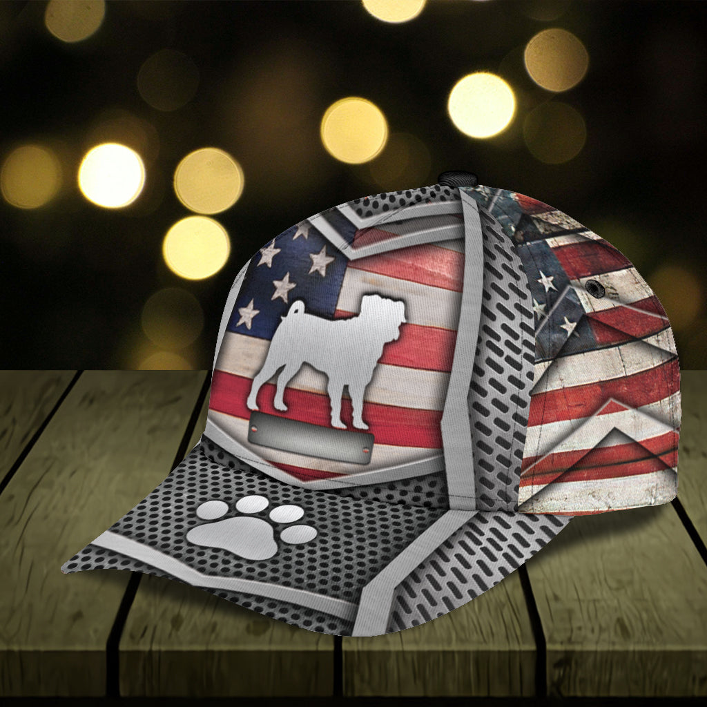 Personalized Pug Classic Cap Trucker Hats Custom Hats Gifts For Men & Women