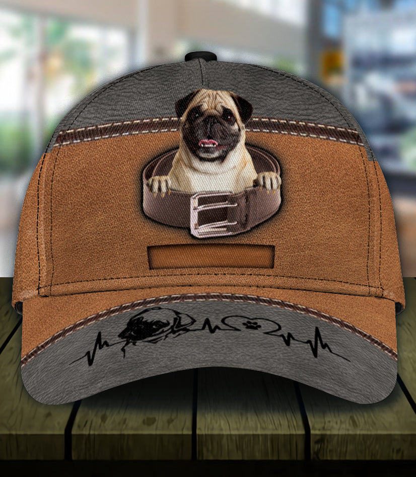 Personalized Pug Classic Cap Trucker Hats Custom Hats Gifts For Men & Women