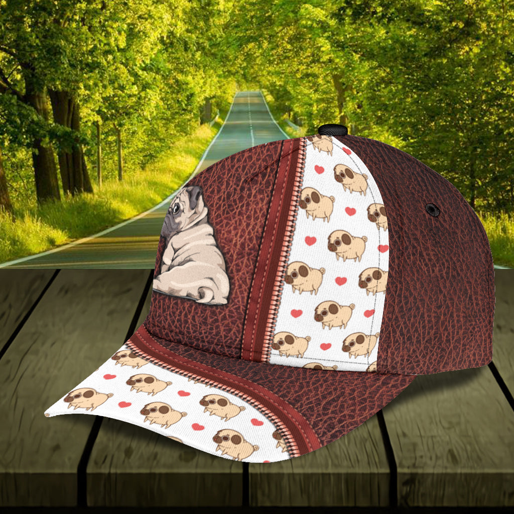 Personalized Pug Classic Cap Trucker Hats Custom Hats Gifts For Men & Women