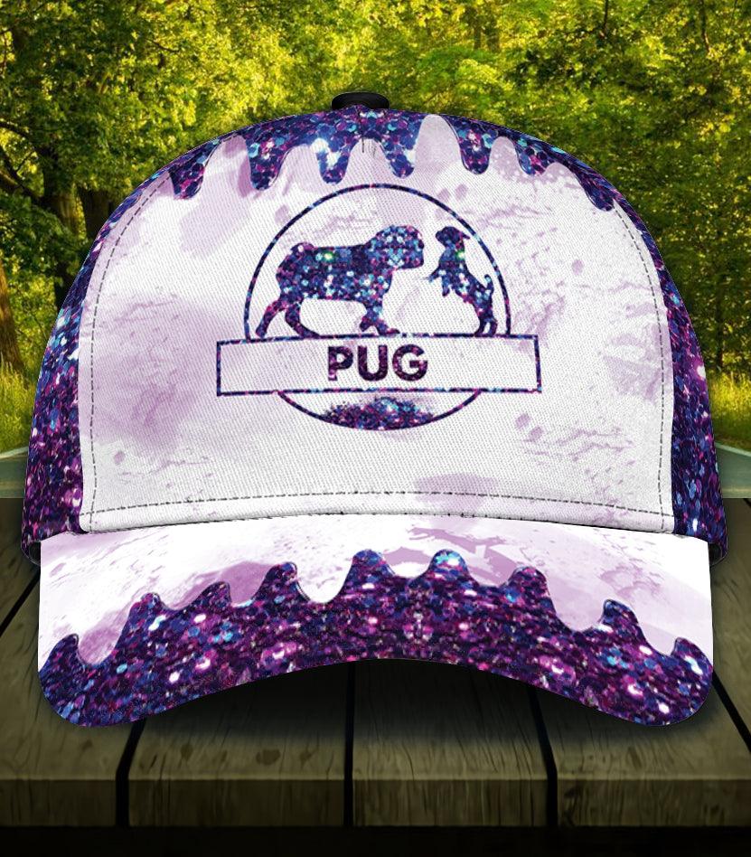 Personalized Pug Classic Cap Trucker Hats Custom Hats Gifts For Men & Women
