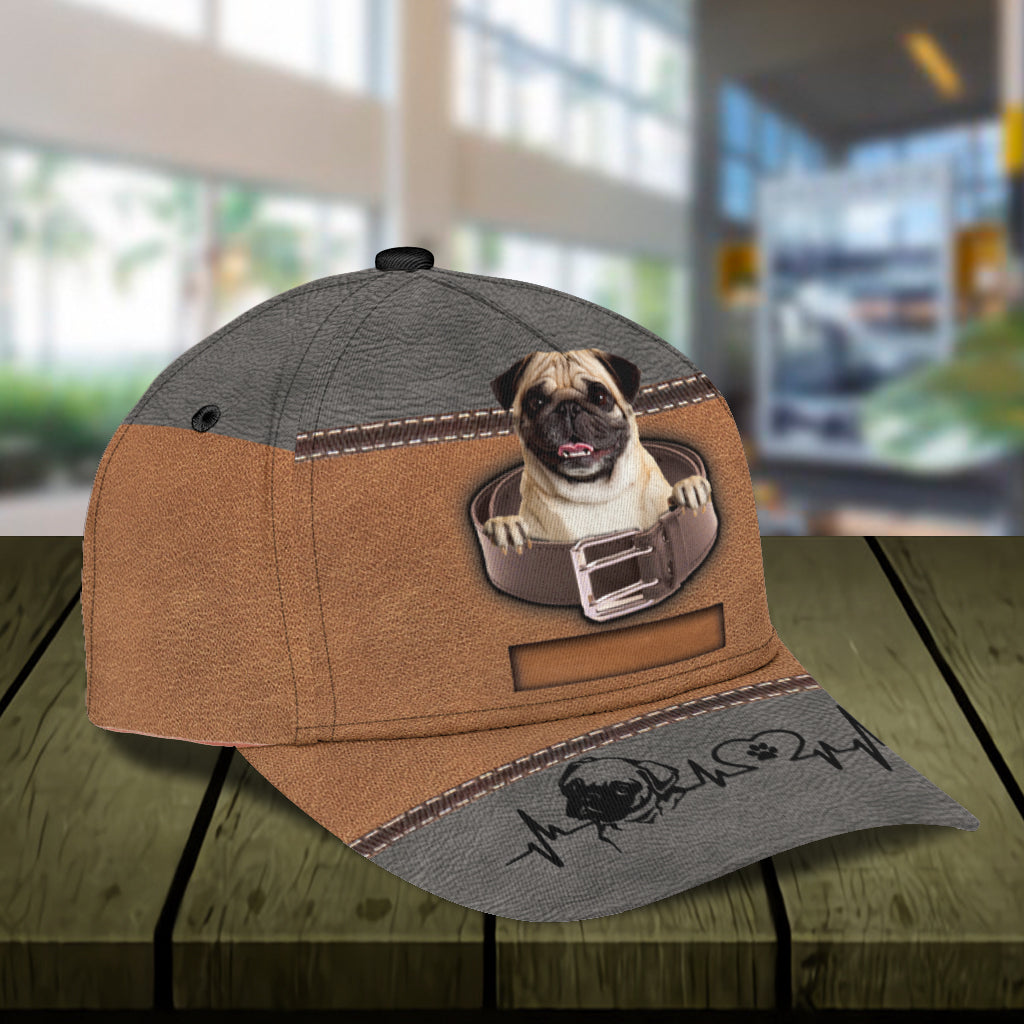 Personalized Pug Classic Cap Trucker Hats Custom Hats Gifts For Men & Women