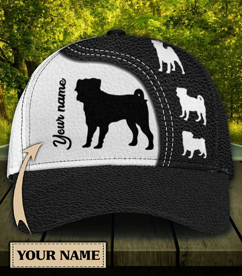 Personalized Pug Classic Cap Trucker Hats Custom Hats Gifts For Men & Women