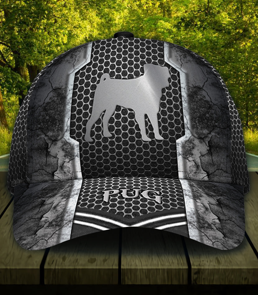 Personalized Pug Classic Cap Trucker Hats Custom Hats Gifts For Men & Women