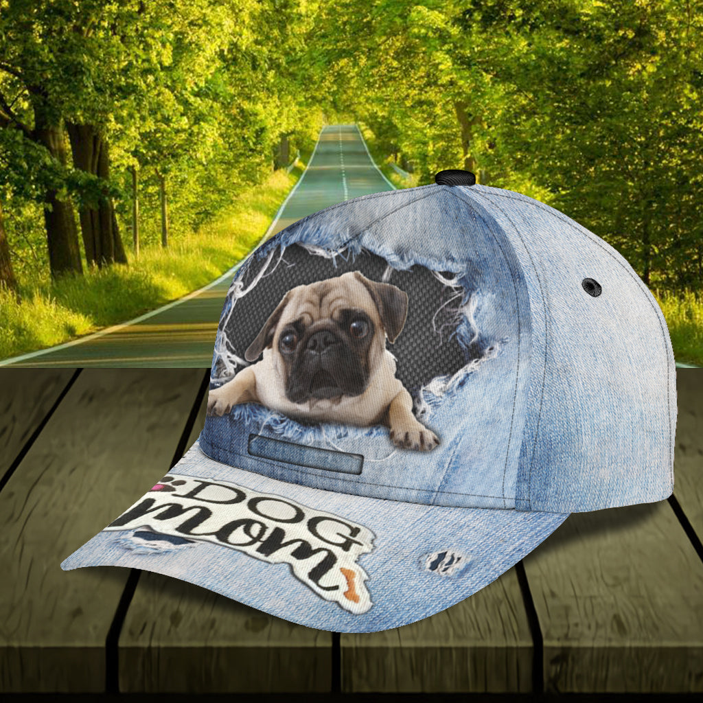 Personalized Pug Classic Cap Trucker Hats Custom Hats Gifts For Men & Women
