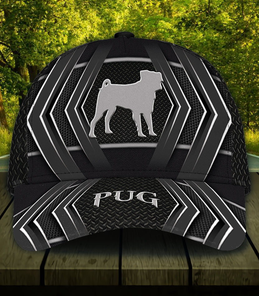 Personalized Pug Classic Cap Trucker Hats Custom Hats Gifts For Men & Women