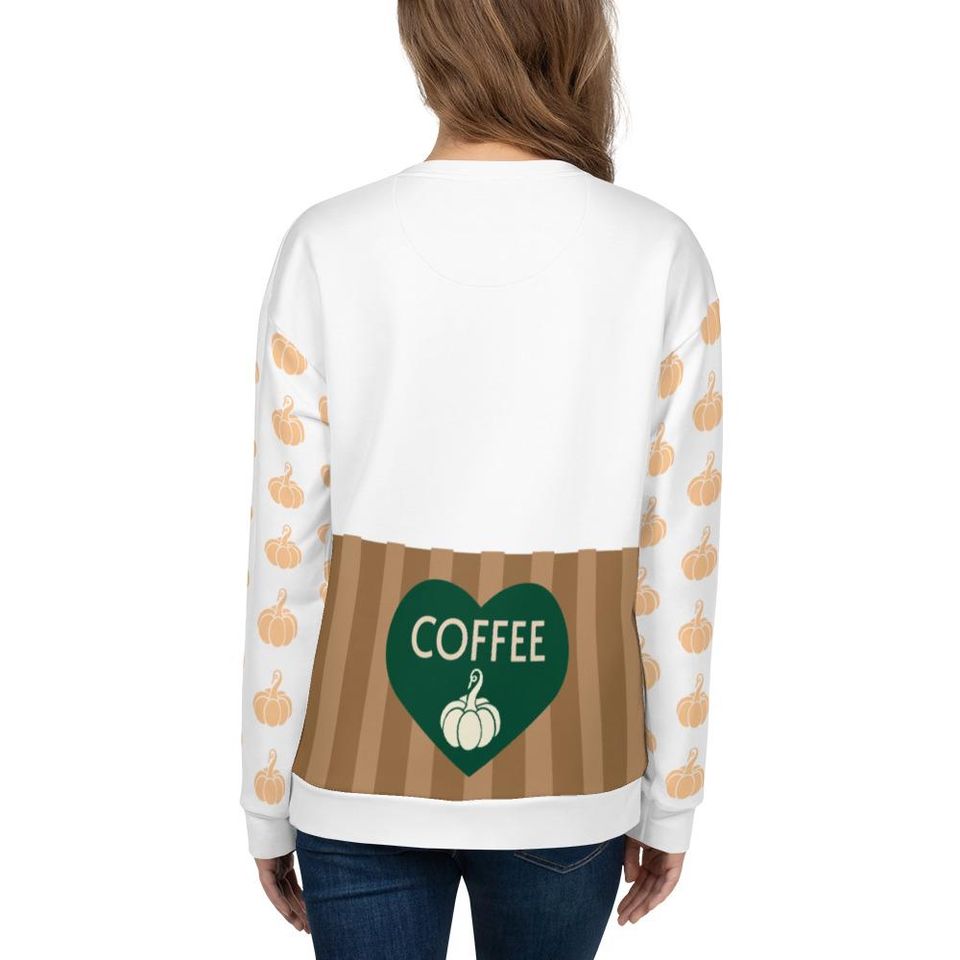 Personalized Pumpkin Spice Coffee Sweatshirt for Coffee Lovers - Image 3