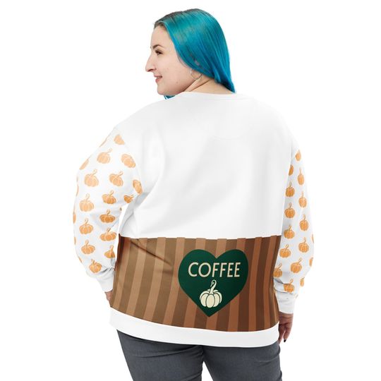 Personalized Pumpkin Spice Coffee Sweatshirt for Coffee Lovers - Image 17