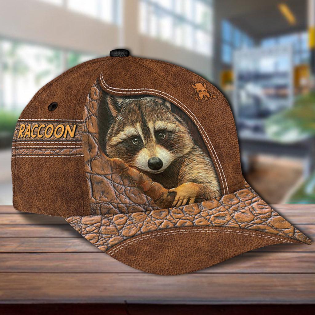 Personalized Raccoon Classic Cap Trucker Hats Custom Hats Gifts For Men & Women