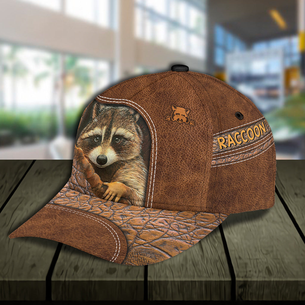 Personalized Raccoon Classic Cap Trucker Hats Custom Hats Gifts For Men & Women