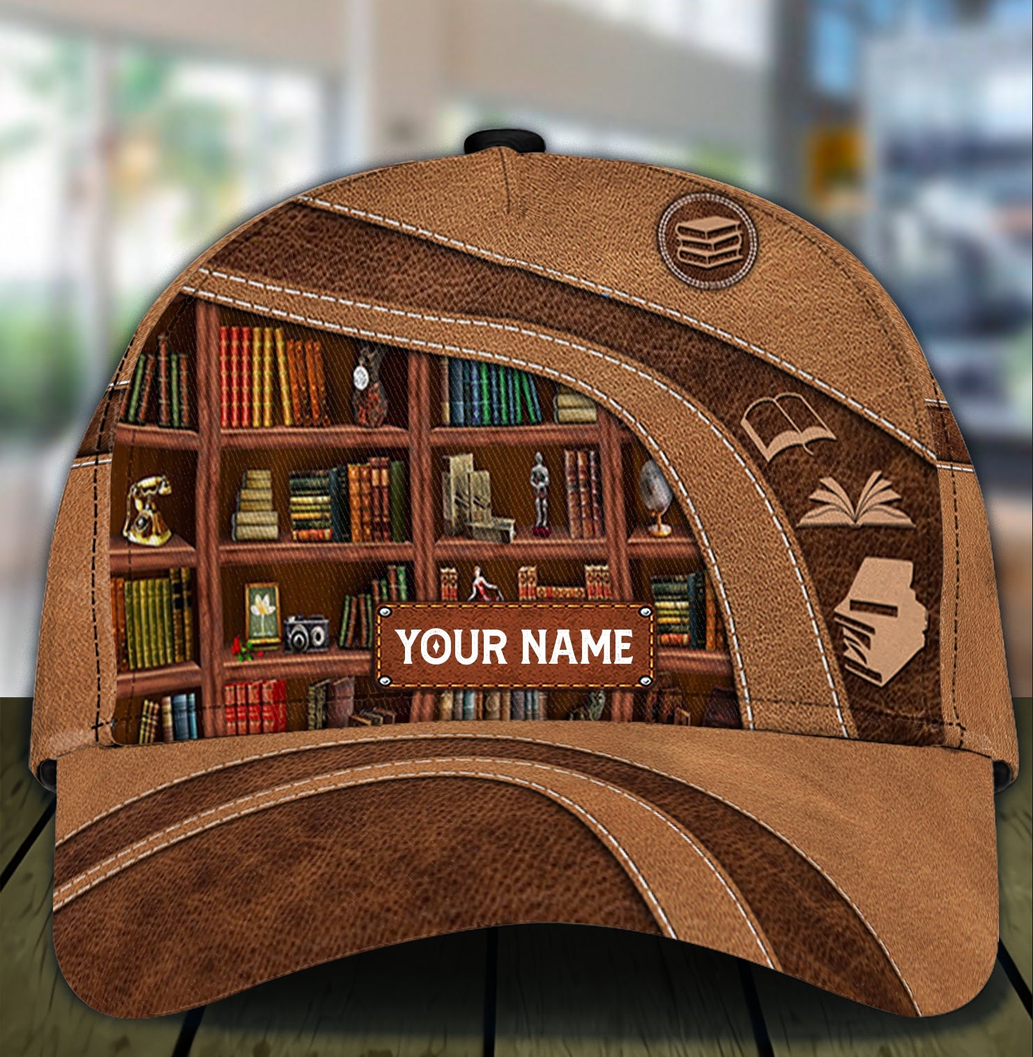 Personalized Reading Classic Cap, Personalized Gift for Book Lovers, Readers Trucker Hats Custom Hats Gifts For Men & Women