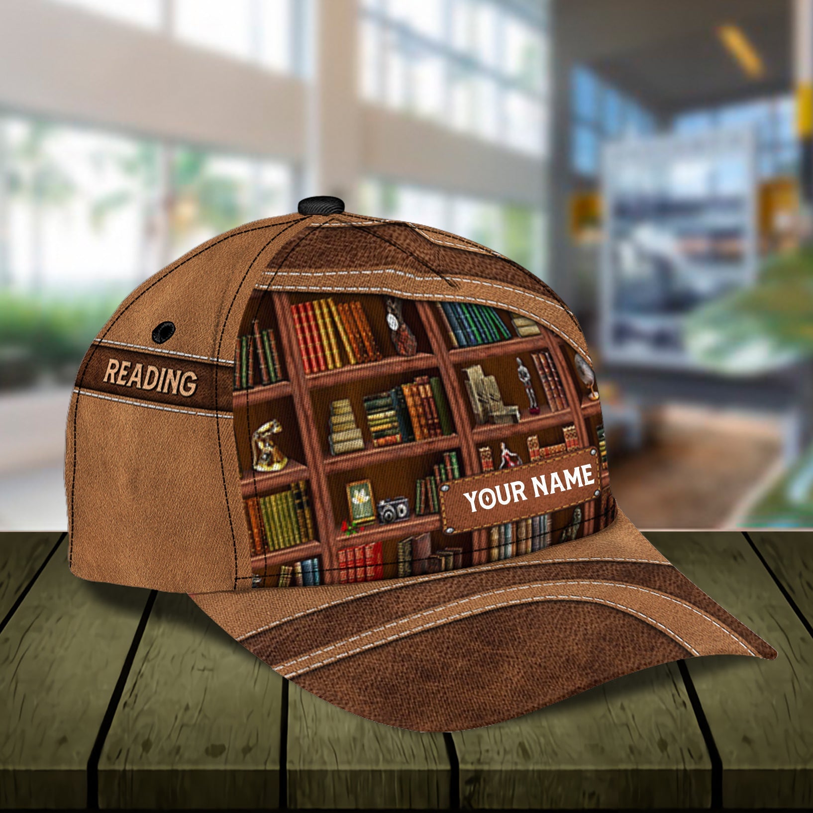 Personalized Reading Classic Cap, Personalized Gift for Book Lovers, Readers Trucker Hats Custom Hats Gifts For Men & Women