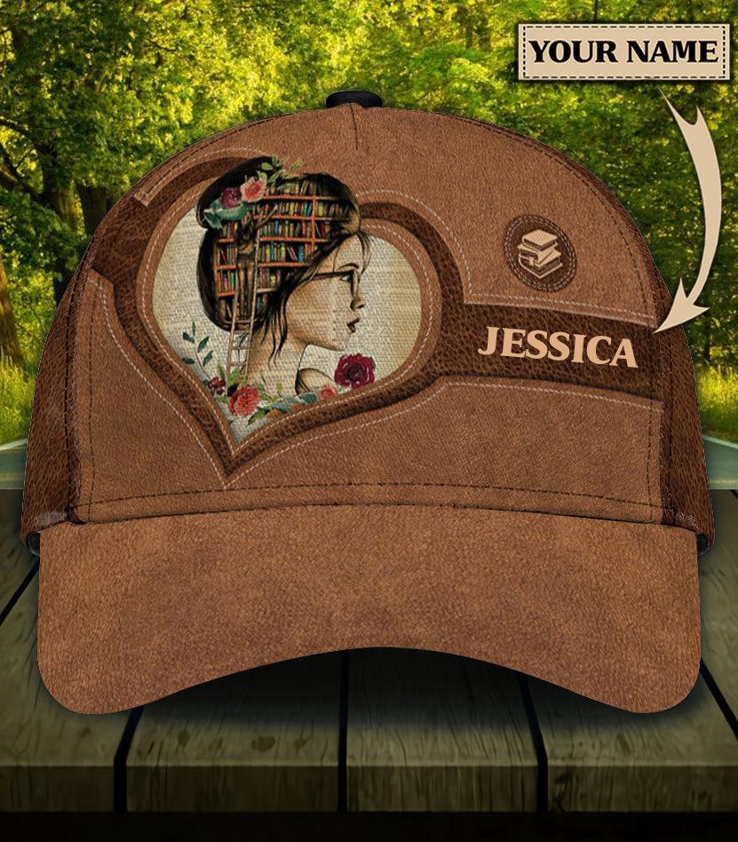 Personalized Reading Classic Cap, Personalized Gift for Book Lovers, Readers Trucker Hats Custom Hats Gifts For Men & Women