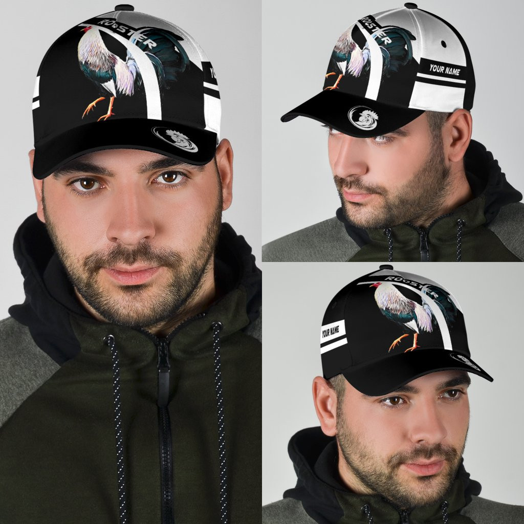 Personalized Rooster 3D Printed Cap Trucker Hats Custom Hats Gifts For Men & Women