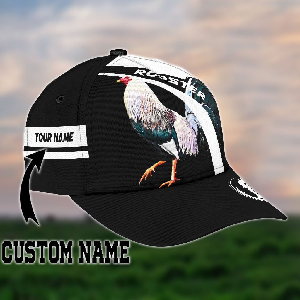 Personalized Rooster 3D Printed Cap Trucker Hats Custom Hats Gifts For Men & Women