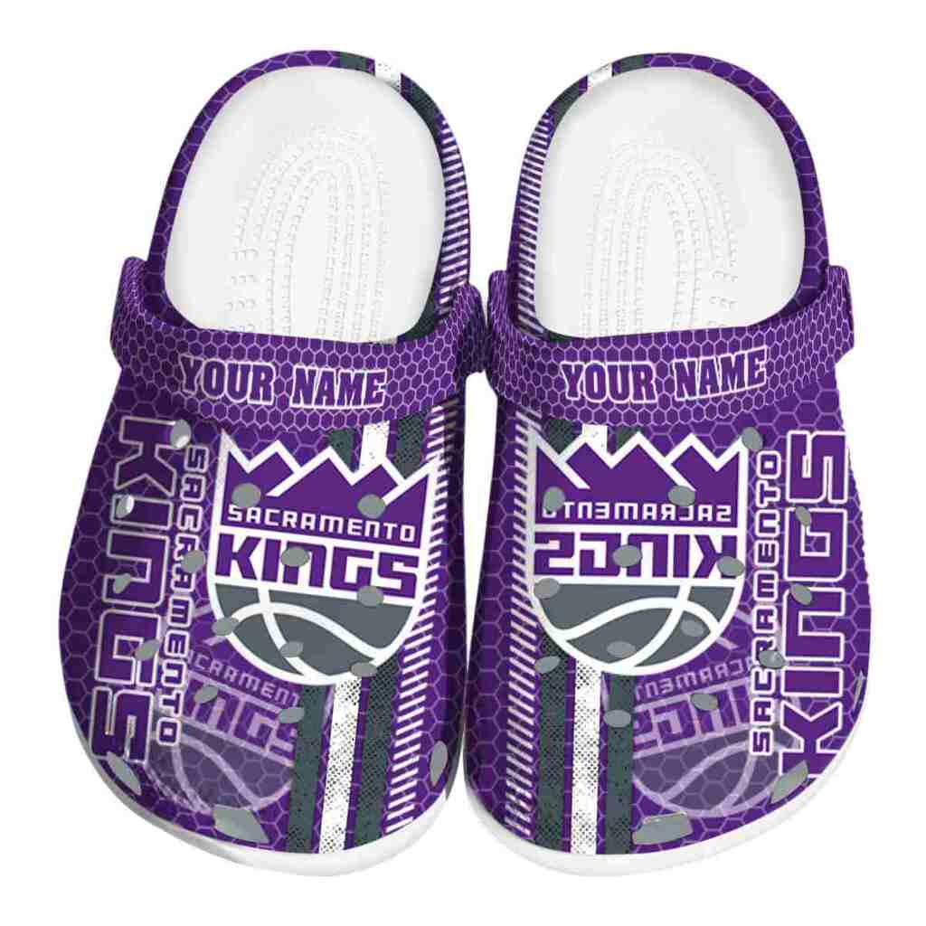 Personalized Sacramento Kings Contrasting Stripes ClogTVC1801693