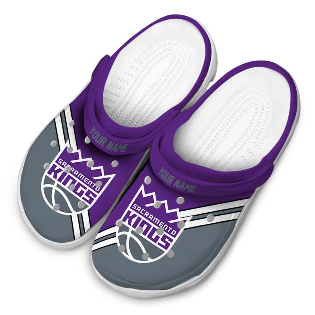 Personalized Sacramento Kings Striped Accents ClogTVC1801694 - Image 4