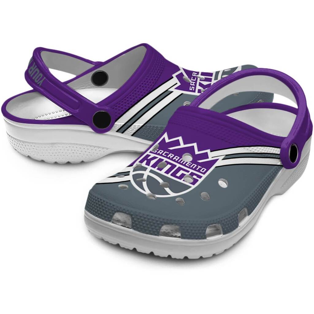 Personalized Sacramento Kings Striped Accents ClogTVC1801694 - Image 3