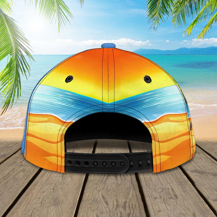 Personalized Salty Lil' Beach Mermaid Hat for Mermaid Lovers, Fish Scales Pattern Mermaid Cap Trucker Hats Custom Hats Gifts For Men & Women