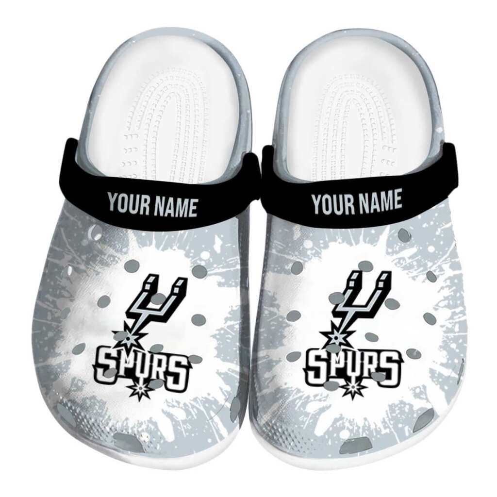 Personalized San Antonio Spurs Splash Art ClogTVC1801733