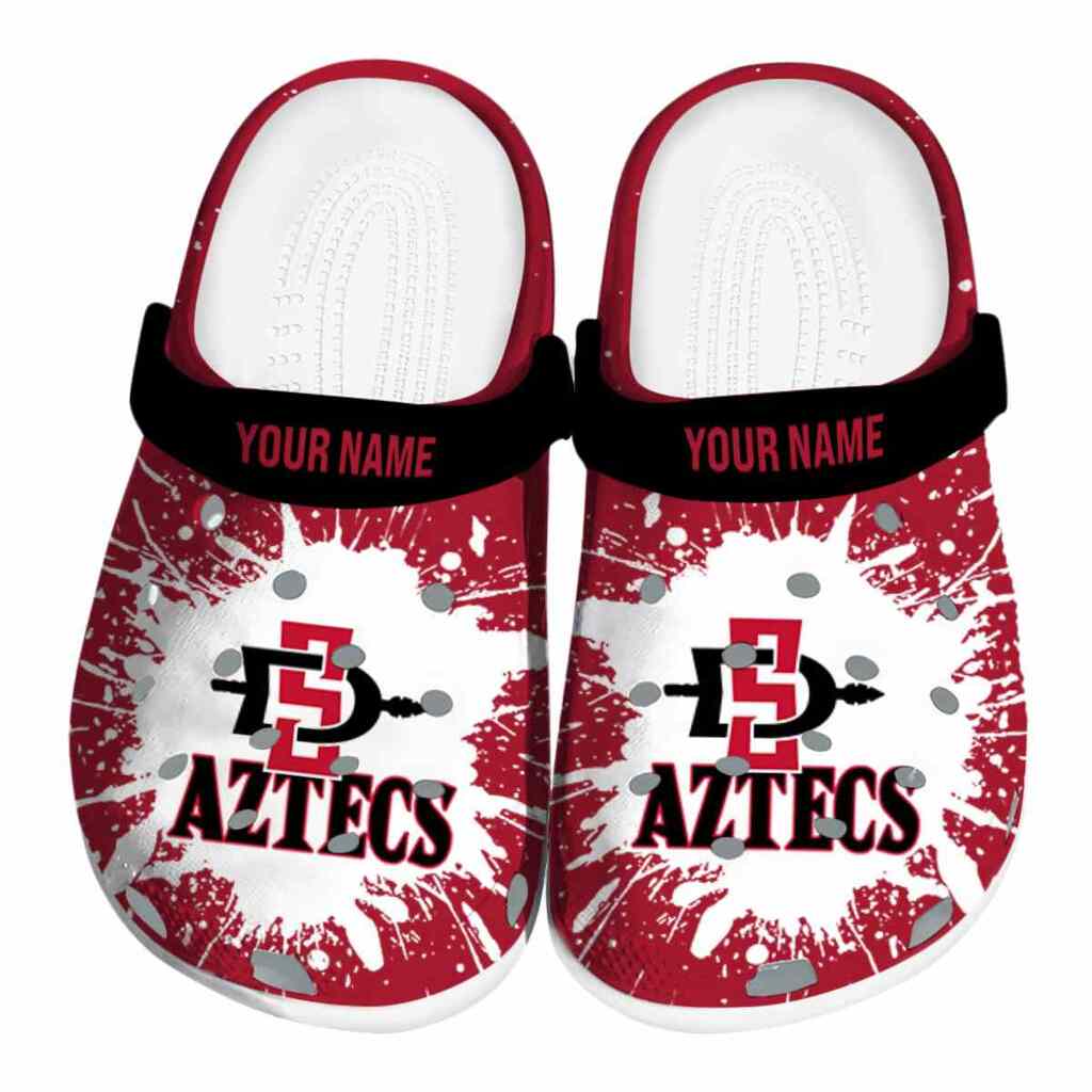 Personalized San Diego State Aztecs Splash Art ClogTVC1801718