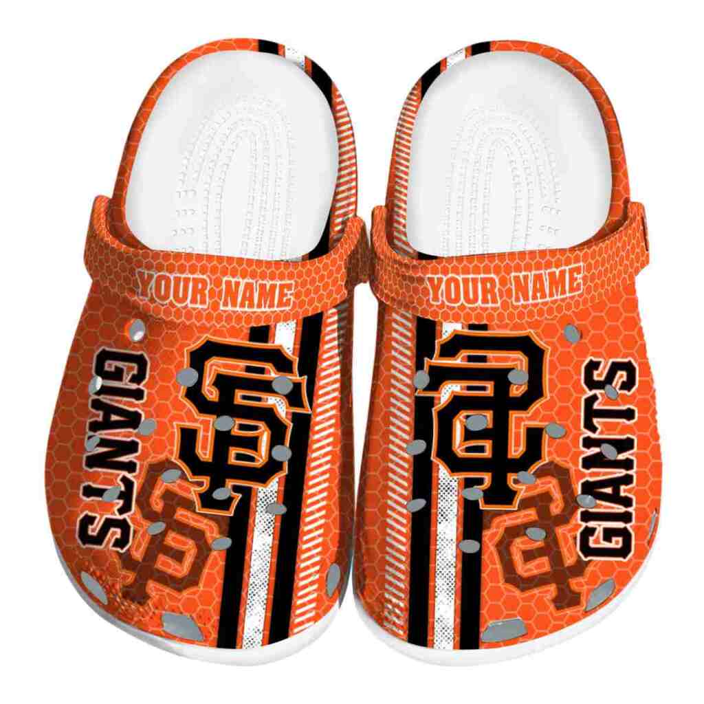 Personalized San Francisco Giants Contrasting Stripes ClogTVC180137