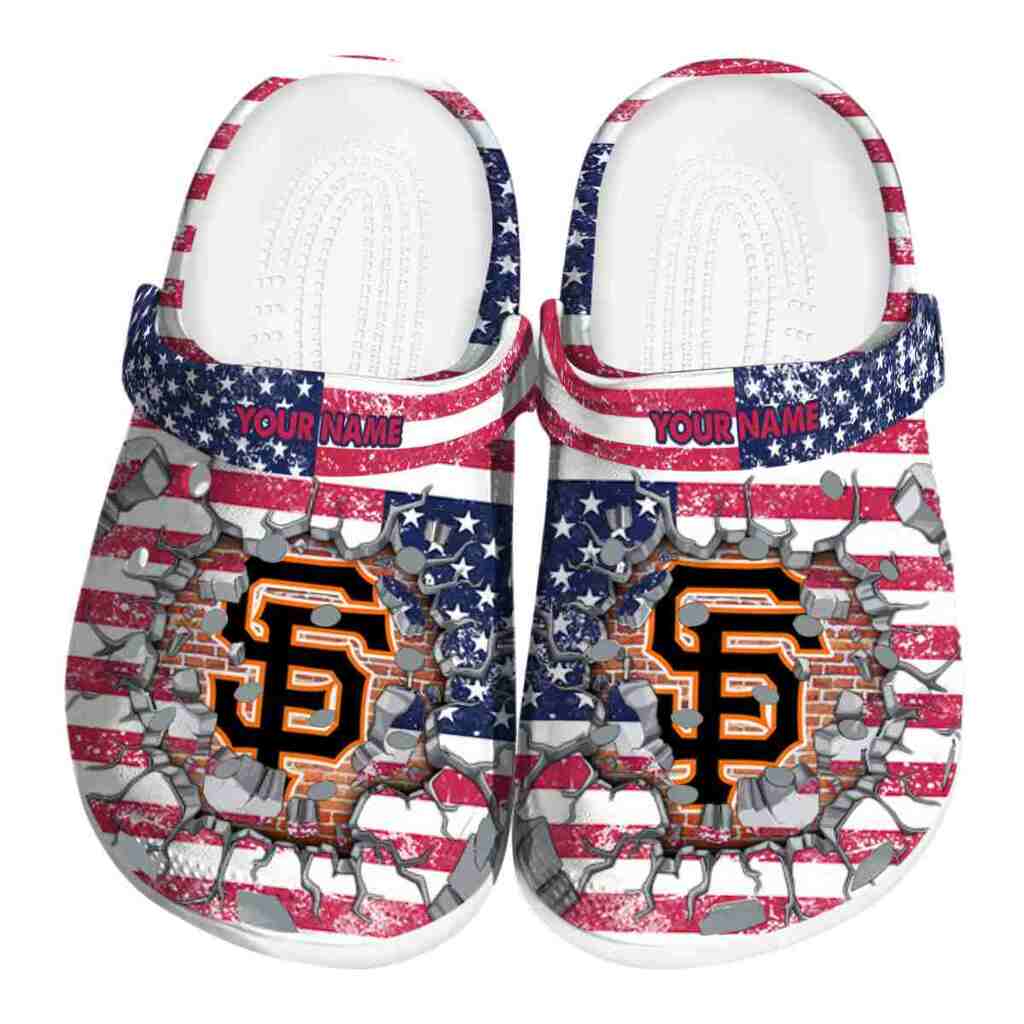 Personalized San Francisco Giants Freedom Splinter ClogTVC180137