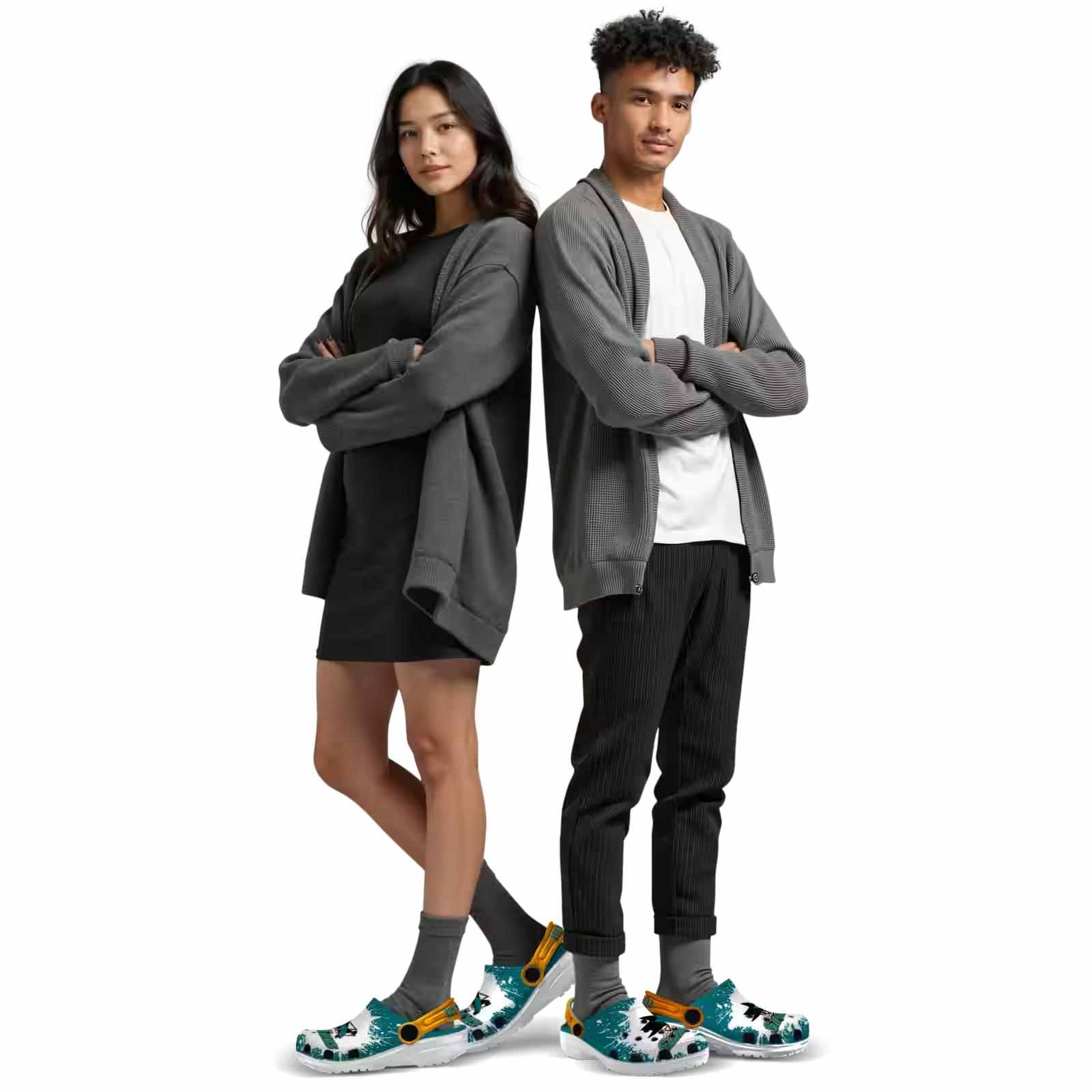 Personalized San Jose Sharks Splash Art ClogTVC1801904 - Image 7