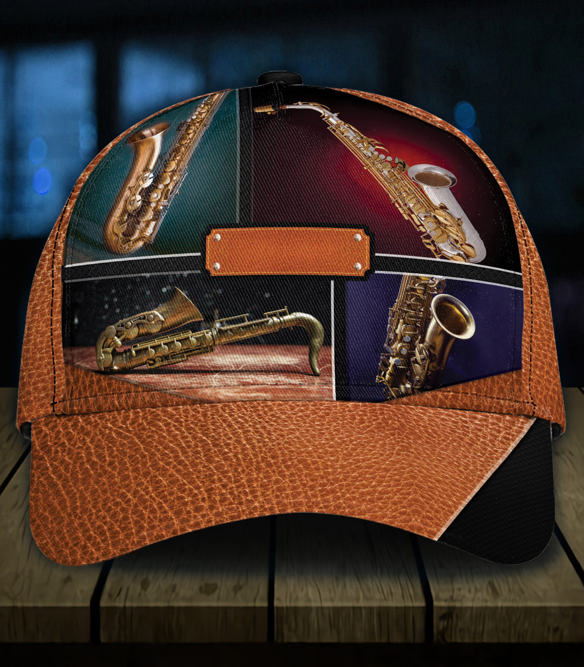 Personalized Saxophone Classic Cap, Gift for Music Lovers, Saxophone Lovers Trucker Hats Custom Hats Gifts For Men & Women