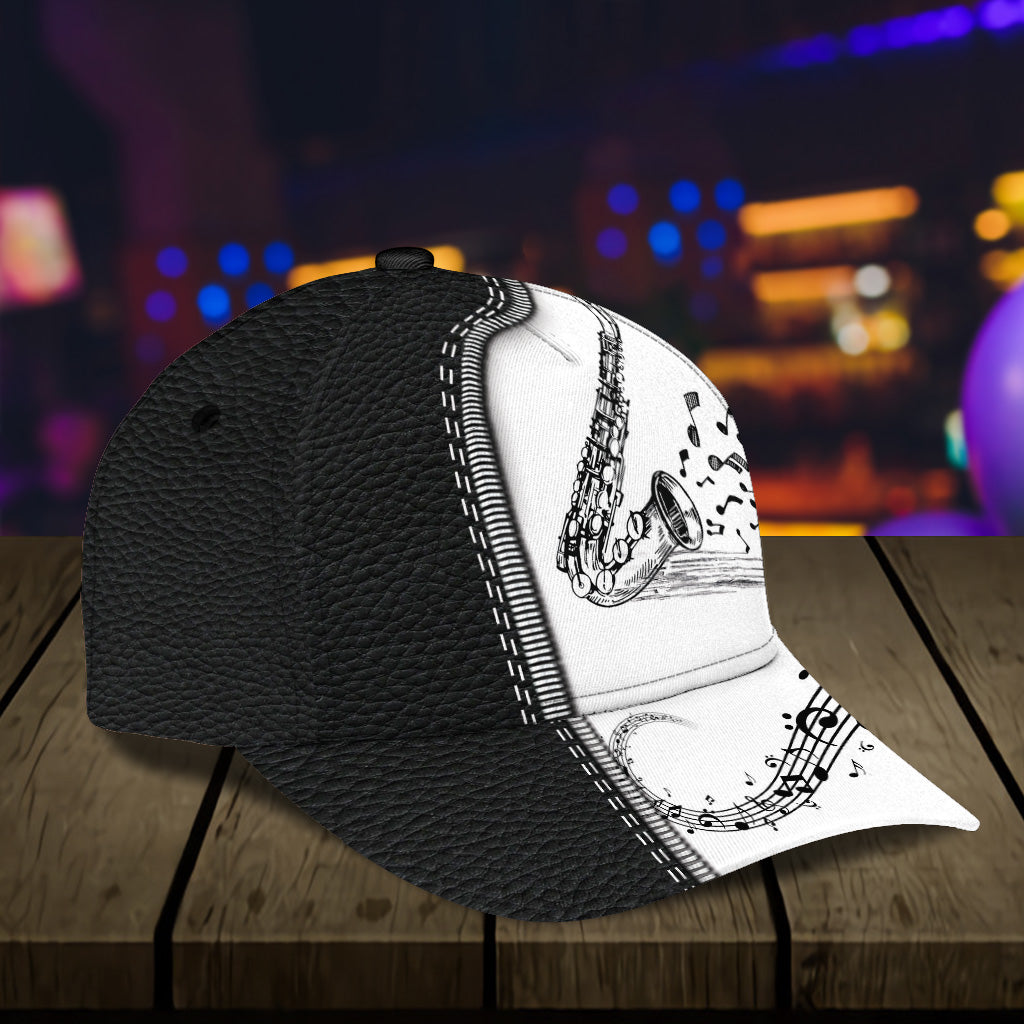Personalized Saxophone Classic Cap, Gift for Music Lovers, Saxophone Lovers Trucker Hats Custom Hats Gifts For Men & Women