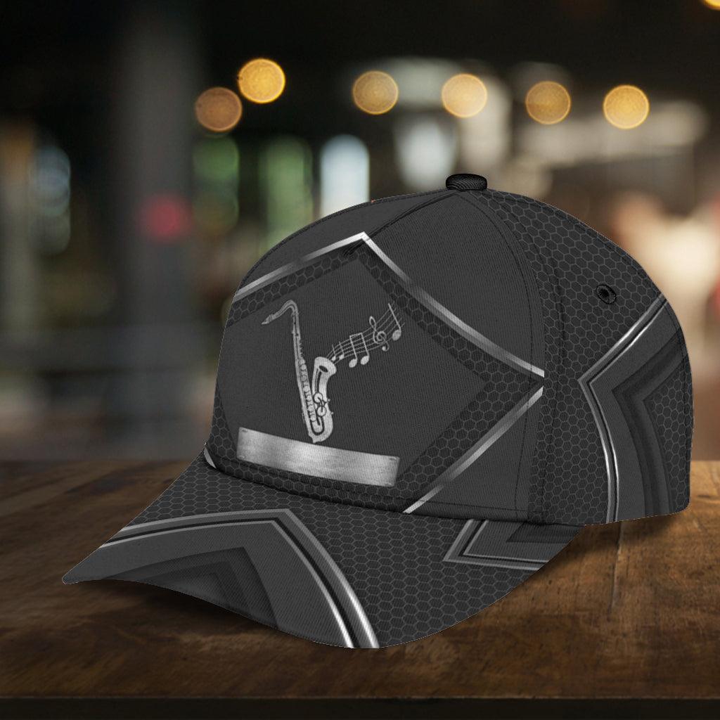 Personalized Saxophone Classic Cap, Personalized Gift for Music Lovers, Saxophone Lovers Trucker Hats Custom Hats Gifts For Men & Women