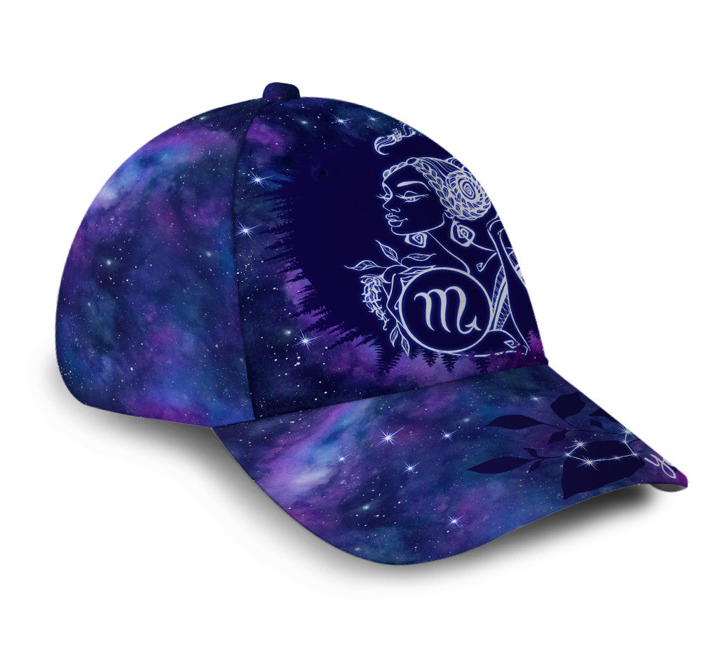 Personalized Scorpio Girl Is Mysterious Hat Classic Cap Trucker Hats Custom Hats Gifts For Men & Women