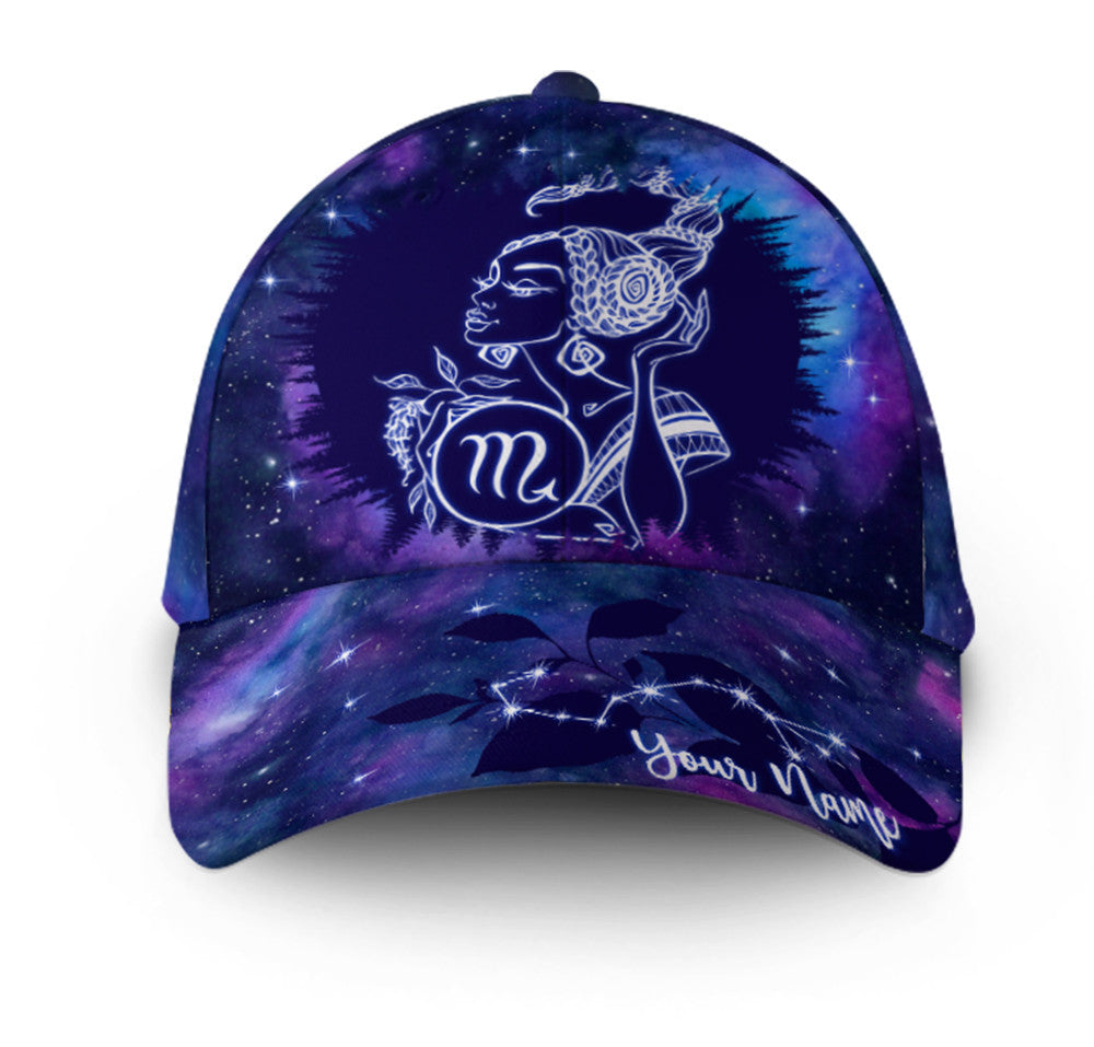 Personalized Scorpio Girl Is Mysterious Hat Classic Cap Trucker Hats Custom Hats Gifts For Men & Women
