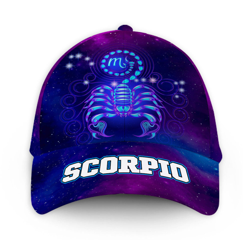 Personalized Scorpio Miraculous Galaxy Hat Classic Cap Trucker Hats Custom Hats Gifts For Men & Women