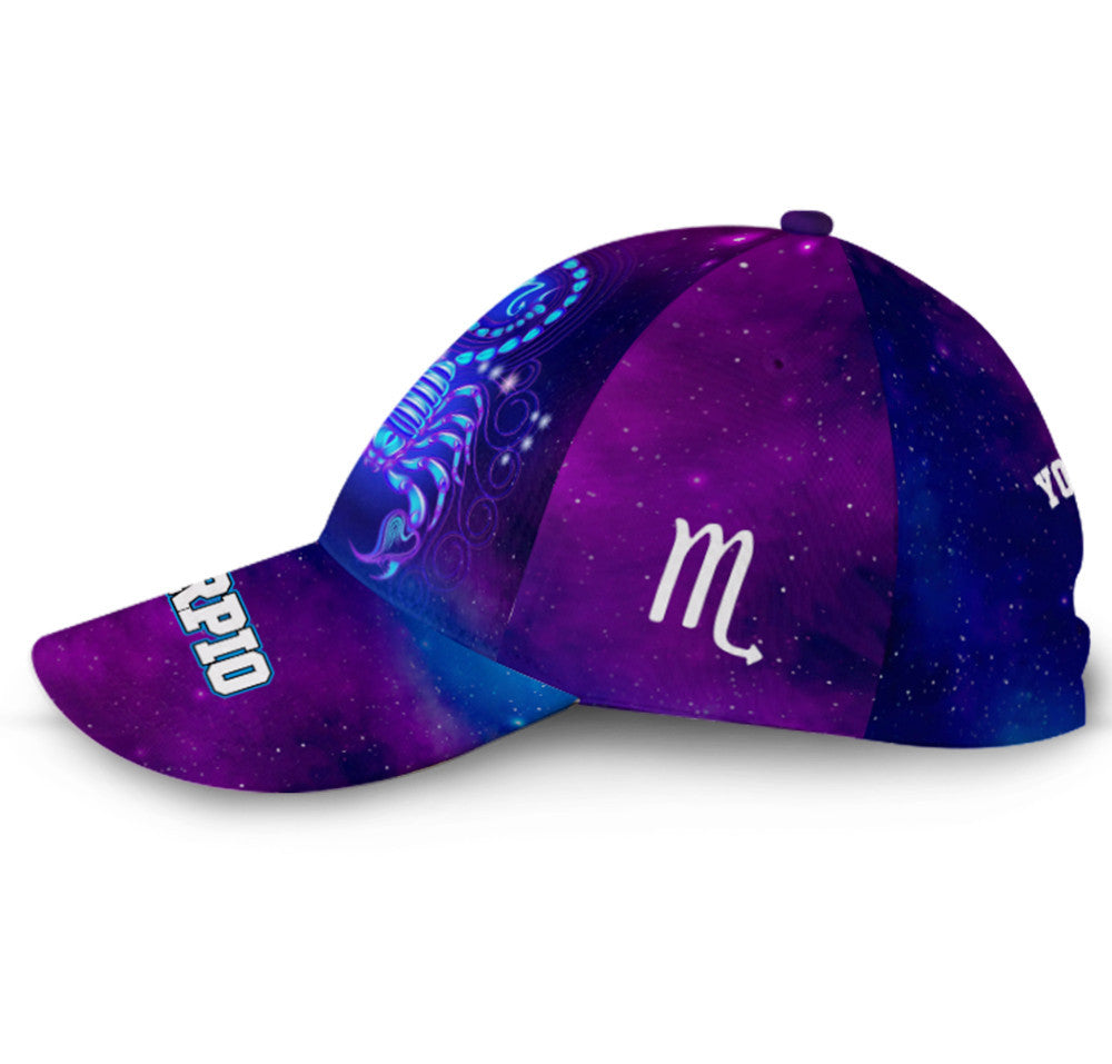 Personalized Scorpio Miraculous Galaxy Hat Classic Cap Trucker Hats Custom Hats Gifts For Men & Women